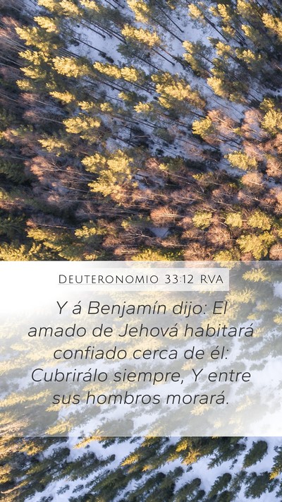 Deuteronomio 33:12 RVA Bible Verse Image