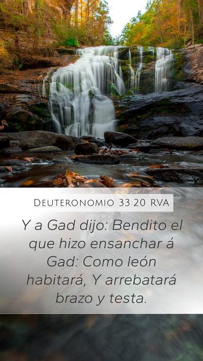 Deuteronomio 33:20 RVA Bible Verse Image