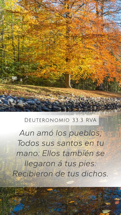 Deuteronomio 33:3 RVA Bible Verse Image