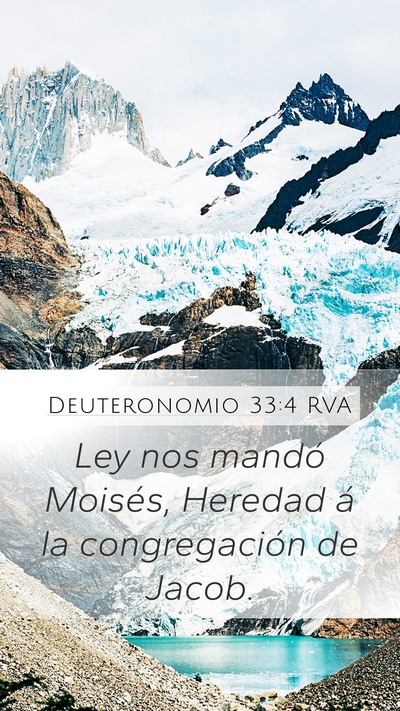 Deuteronomio 33:4 RVA Bible Verse Image