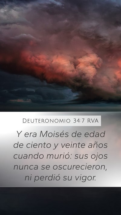 Deuteronomio 34:7 RVA Bible Verse Image