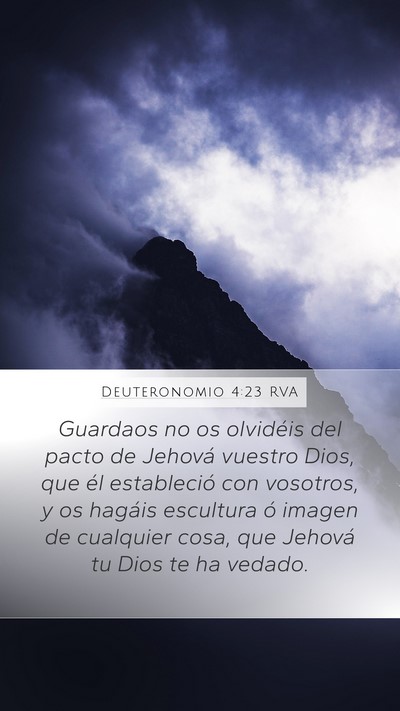 Deuteronomio 4:23 RVA Bible Verse Image