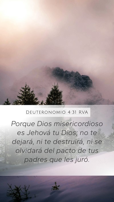Deuteronomio 4:31 RVA Bible Verse Image
