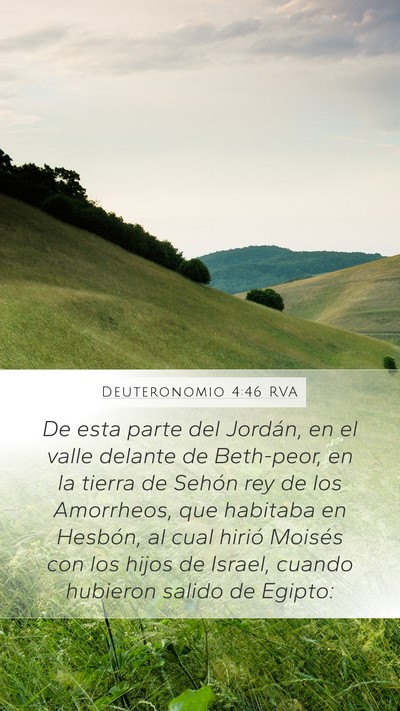 Deuteronomio 4:46 RVA Bible Verse Image