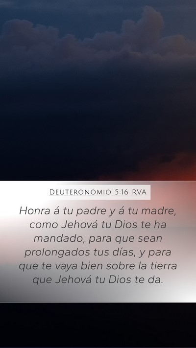 Deuteronomio 5:16 RVA Bible Verse Image