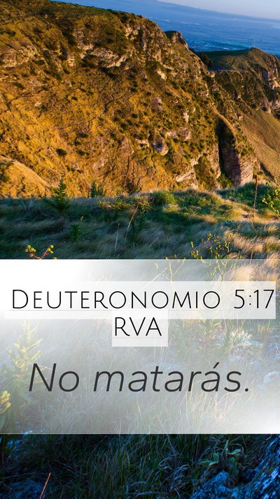 Deuteronomio 5:17 RVA Bible Verse Image