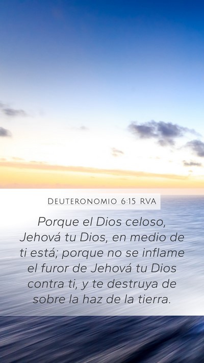 Deuteronomio 6:15 RVA Bible Verse Image