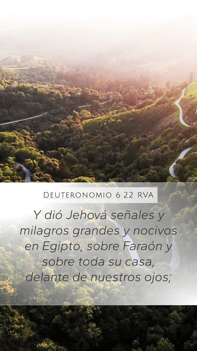 Deuteronomio 6:22 RVA Bible Verse Image
