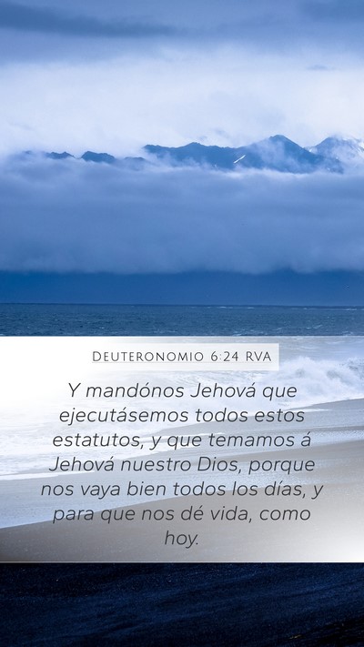 Deuteronomio 6:24 RVA Bible Verse Image