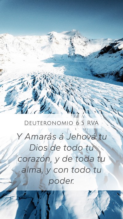 Deuteronomio 6:5 RVA Bible Verse Image