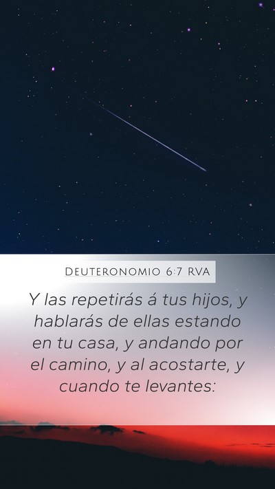 Deuteronomio 6:7 RVA Bible Verse Image