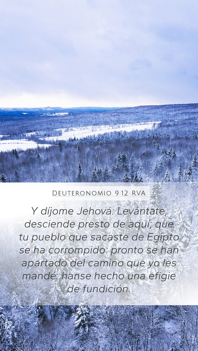 Deuteronomio 9:12 RVA Bible Verse Image