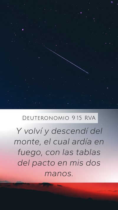 Deuteronomio 9:15 RVA Bible Verse Image