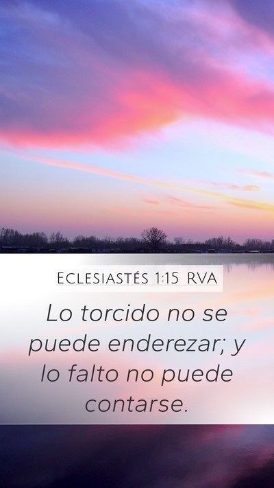 Eclesiastés 1:15 RVA Bible Verse Image
