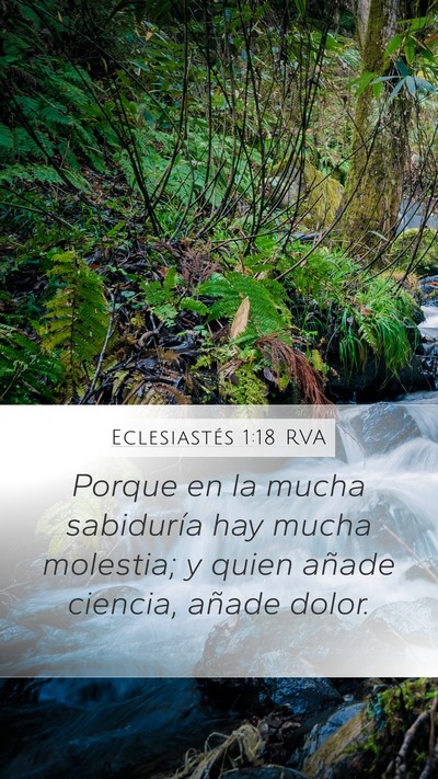 Eclesiastés 1:18 RVA Bible Verse Image