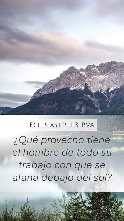 Eclesiastés 1:3 RVA Bible Verse Image