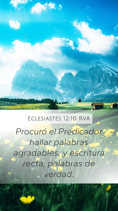 Eclesiastés 12:10 RVA Bible Verse Image