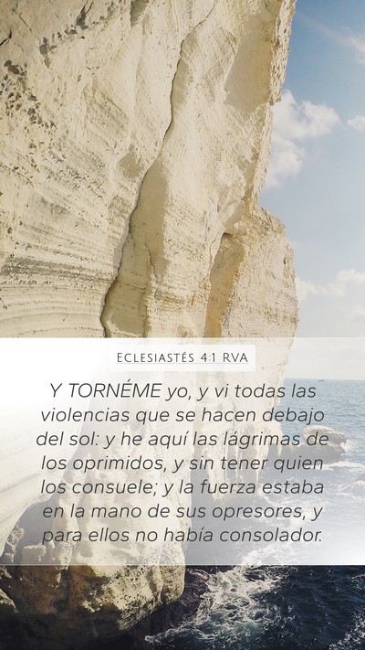 Eclesiastés 4:1 RVA Bible Verse Image