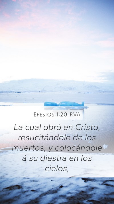 Efesios 1:20 RVA Bible Verse Image