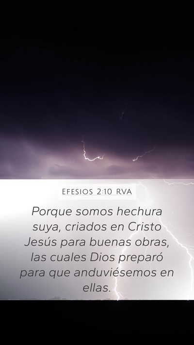 Efesios 2:10 RVA Bible Verse Image