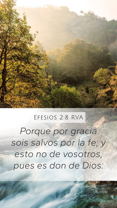 Efesios 2:8 RVA Bible Verse Image