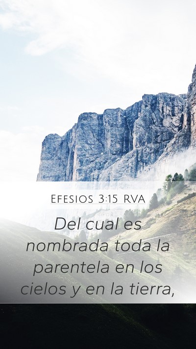 Efesios 3:15 RVA Bible Verse Image