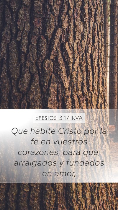 Efesios 3:17 RVA Bible Verse Image