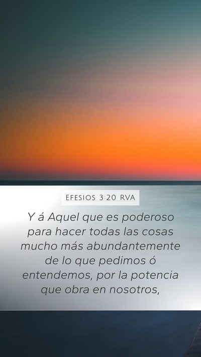 Efesios 3:20 RVA Bible Verse Image