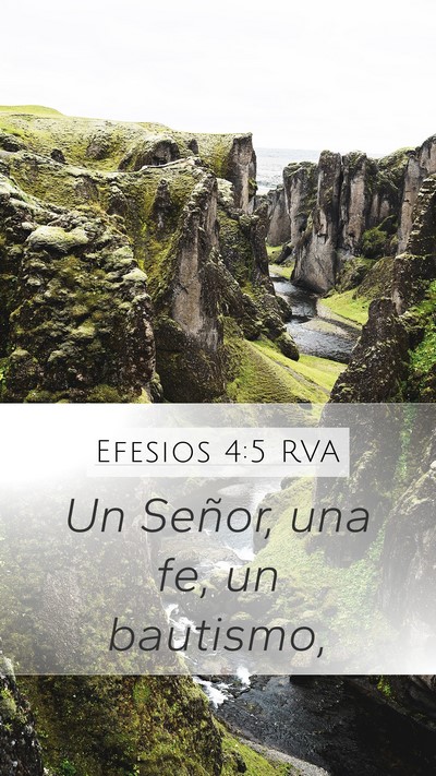 Efesios 4:5 RVA Bible Verse Image