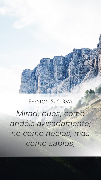 Efesios 5:15 RVA Bible Verse Image
