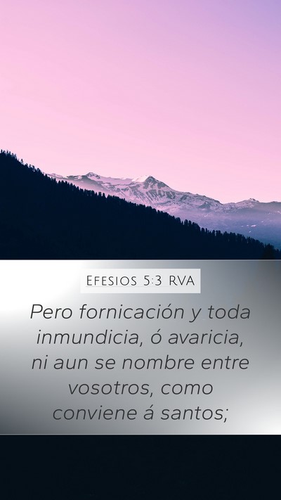 Efesios 5:3 RVA Bible Verse Image