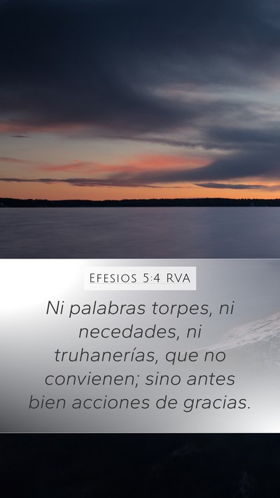 Efesios 5:4 RVA Bible Verse Image