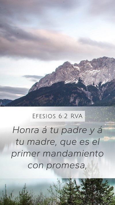 Efesios 6:2 RVA Bible Verse Image