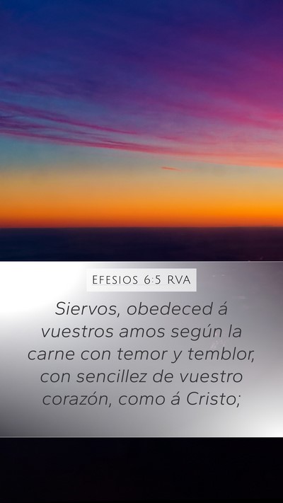 Efesios 6:5 RVA Bible Verse Image