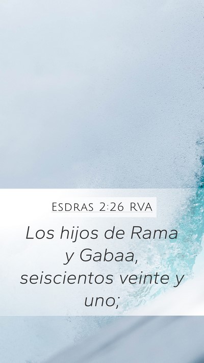 Esdras 2:26 RVA Bible Verse Image