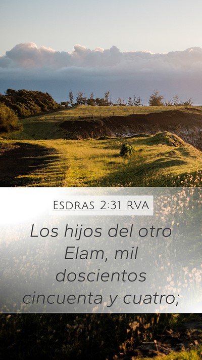 Esdras 2:31 RVA Bible Verse Image
