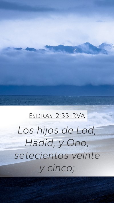 Esdras 2:33 RVA Bible Verse Image