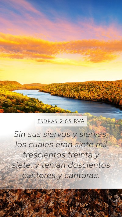Esdras 2:65 RVA Bible Verse Image