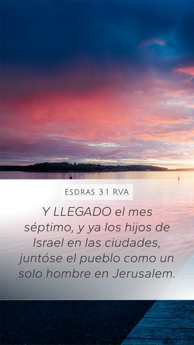 Esdras 3:1 RVA Bible Verse Image