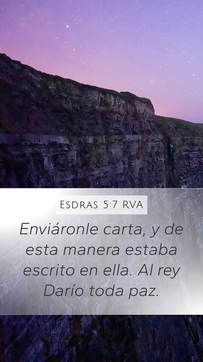 Esdras 5:7 RVA Bible Verse Image