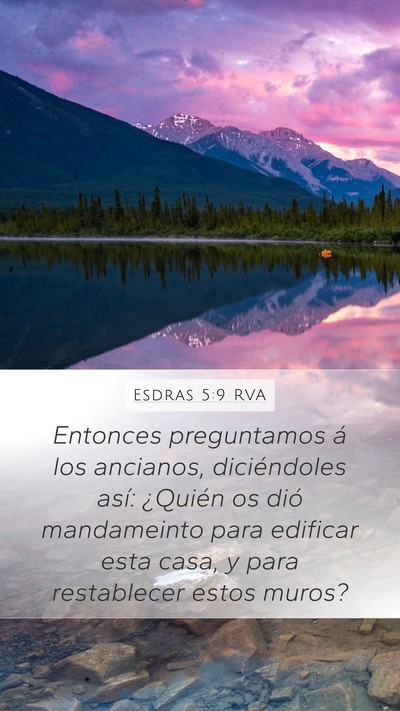 Esdras 5:9 RVA Bible Verse Image