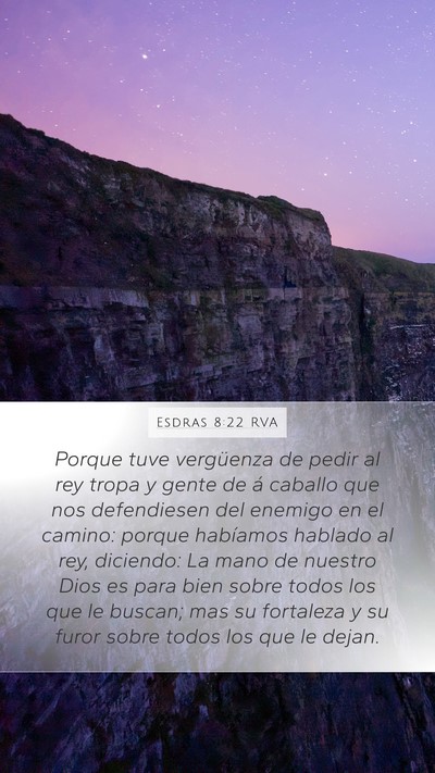 Esdras 8:22 RVA Bible Verse Image