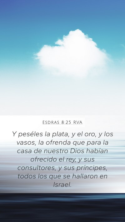 Esdras 8:25 RVA Bible Verse Image