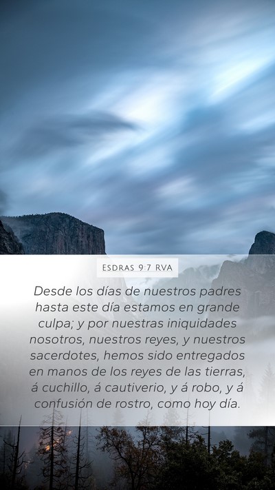 Esdras 9:7 RVA Bible Verse Image