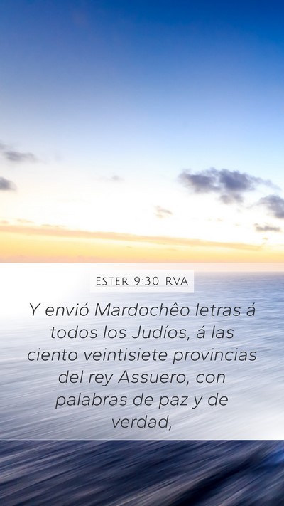 Ester 9:30 RVA Bible Verse Image