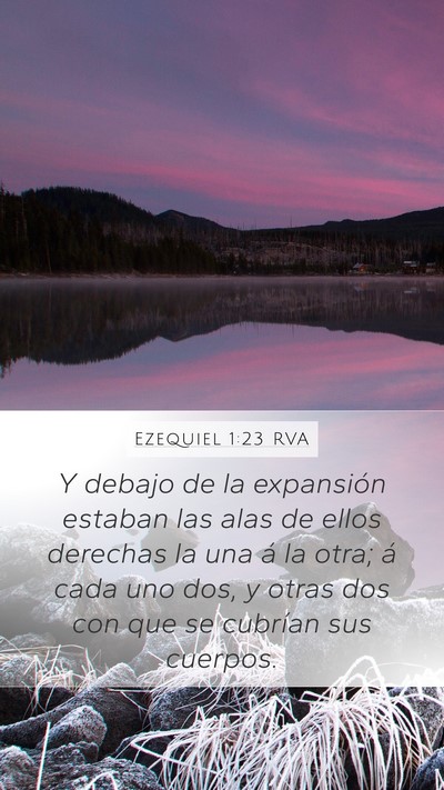 Ezequiel 1:23 RVA Bible Verse Image