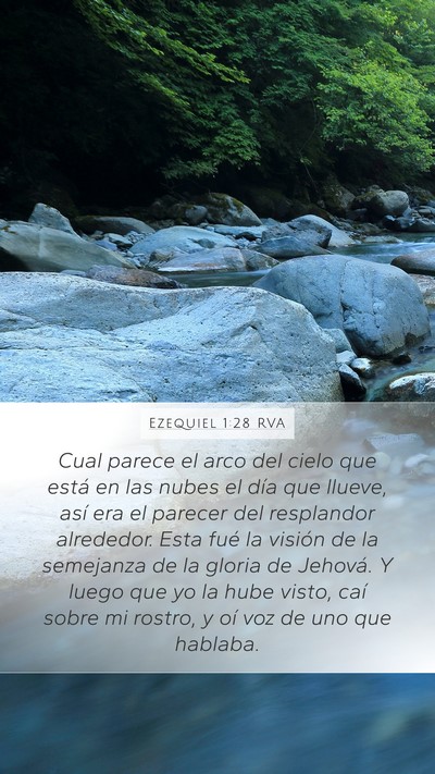 Ezequiel 1:28 RVA Bible Verse Image