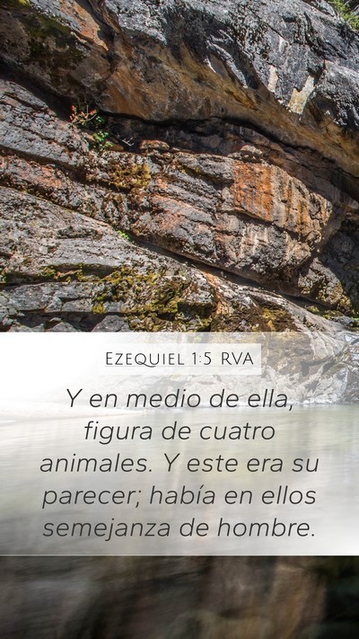 Ezequiel 1:5 RVA Bible Verse Image