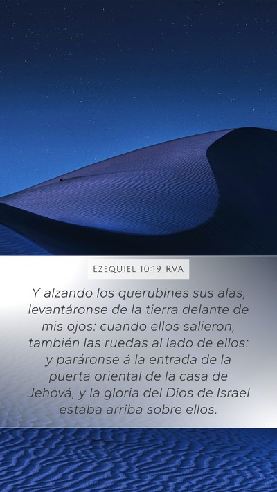 Ezequiel 10:19 RVA Bible Verse Image