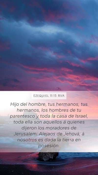 Ezequiel 11:15 RVA Bible Verse Image